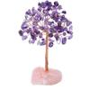 Natural Amethyst Crystal Money Tree Home Desktop Ornament