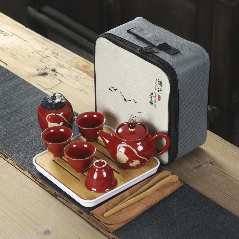 Печать бизнес-подарков креативный дорожный чайный набор керамический набор практичные подарки на открытие компании недорогие подарки клиентам