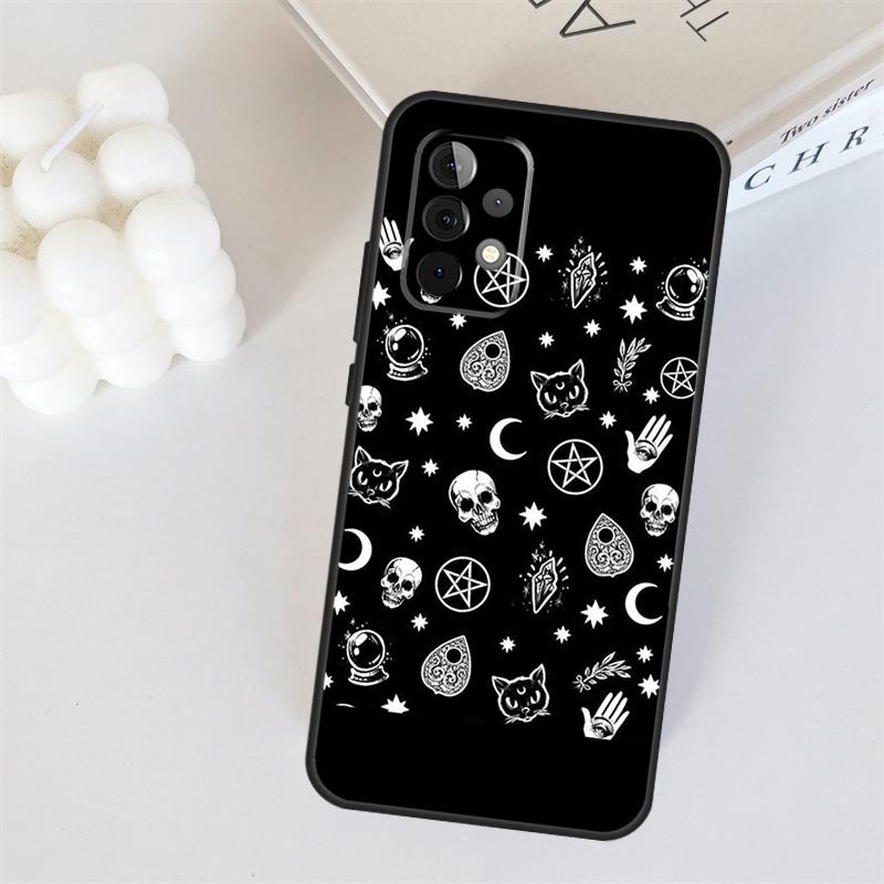 Готический Хэллоуин Для Samsung Galaxy A05 A06 A16 A26 A54 A34 A14 A22 A32 A52 A55 A35 A15 A53 A13 A36 A56 Чехол