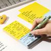 50/100Sheets Color-blocking Writing Notepad Long Style Message Paper Korean Memo Pad  School Office