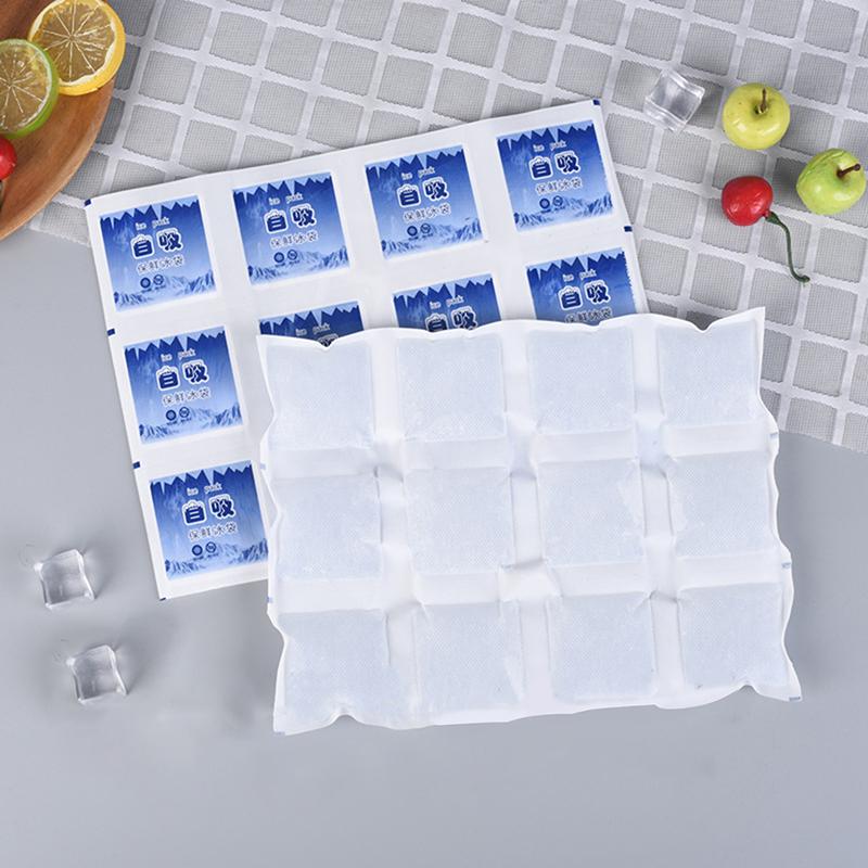 Абсорбирующие пакеты со льдом Многоразовые пакеты со льдом с самозаполняющейся насадкой Холодные сжатые напитки Охлажденные гелевые пакеты для консервирования продуктов Сухие пакеты со льдом