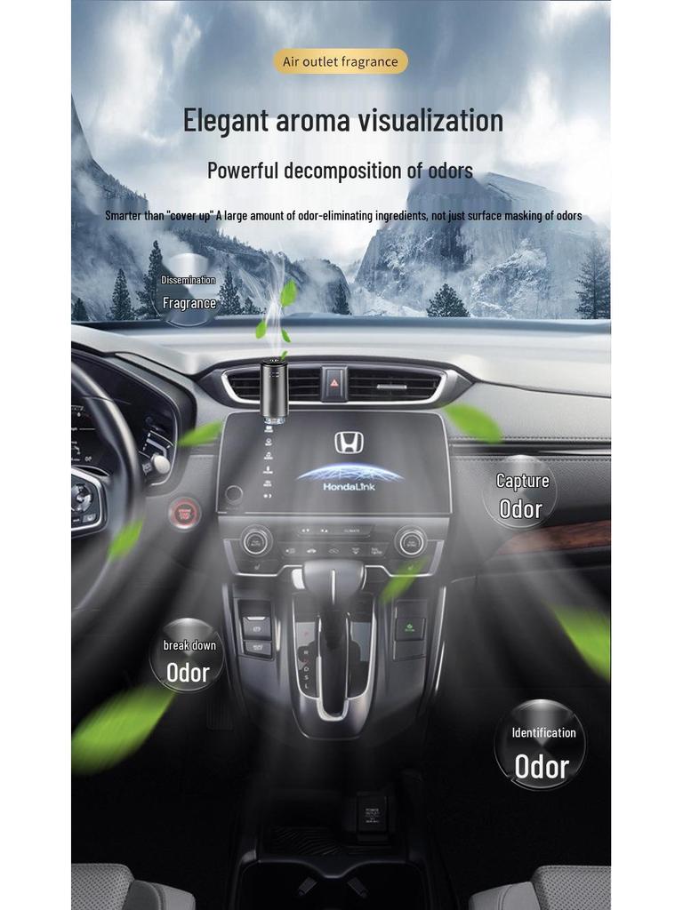 Умная ароматерапия для автомобиля, парфюмерный ароматизатор для дефлектора