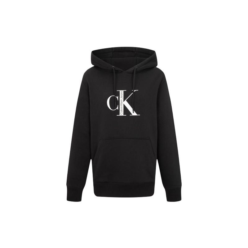 Calvin Klein Свитшот с капюшоном и принтом логотипа, унисекс, черный J323238-BEH