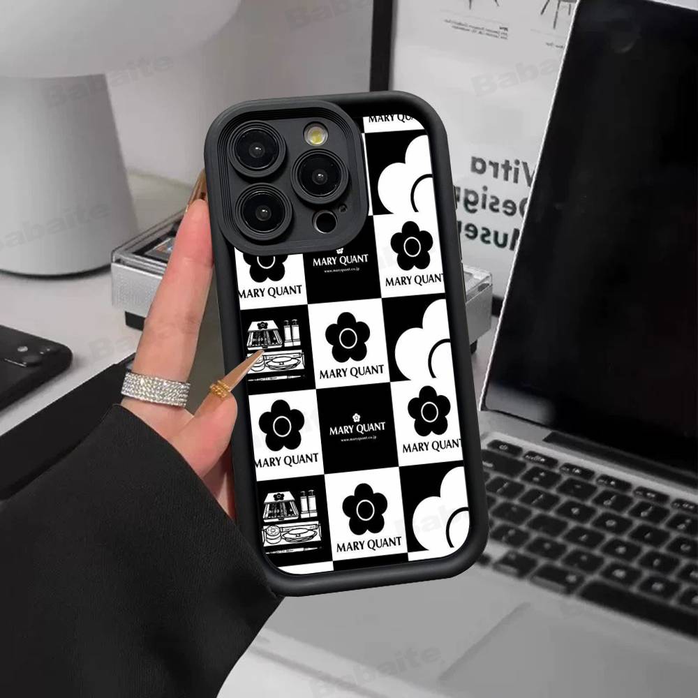 Модный силиконовый чехол для телефона M-Mary-Q-Quants для iPhone 17 Pro Max 16 15 14 13 12 11 Plus 17 Air