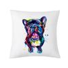 Creative Bulldog Print Pillowcase Office Living Room Car Ornaments Home Pillowcase