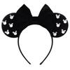 Pearls 3.3"Mouse Ears Headband 5‘’ Velvet Bow Hairband For Girls Festival Party Cosplay DIY Hair Accessories Women Gifts