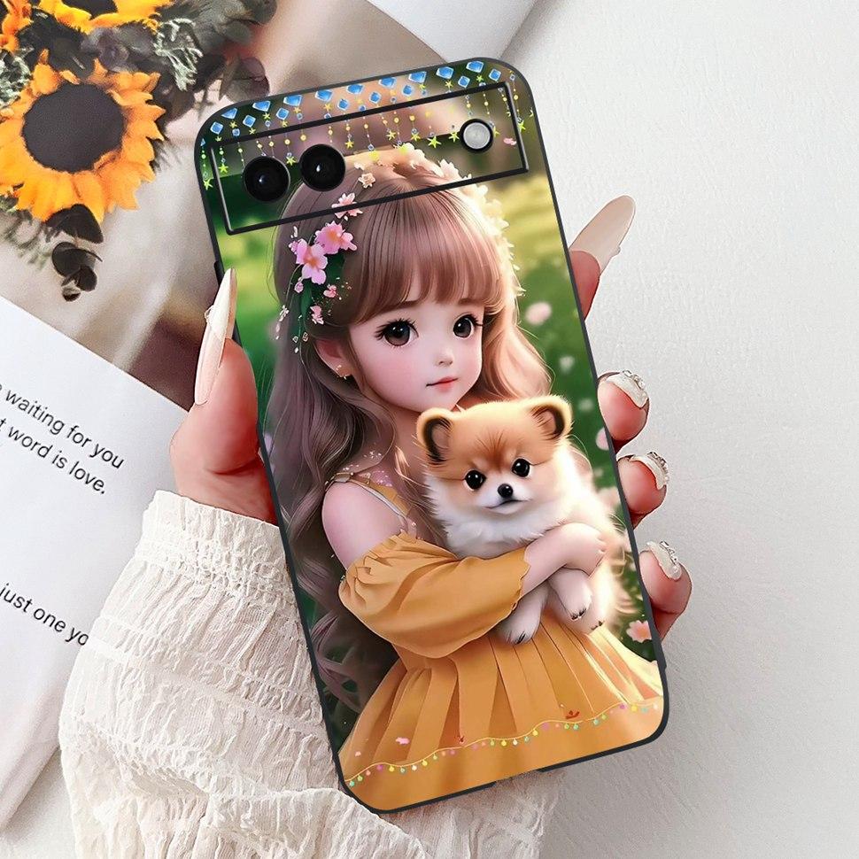 Luxury Painted Cover For Google Pixel 6A Case Soft Silicone Phone Case For Google Pixel 6A Google6A 2022 Back Cover 6.1"