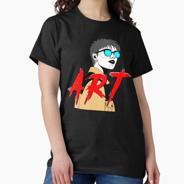 Striking "ART" Portrait Illustration Classic T-Shirt