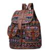 Vintage Pattern Backpack Women's Travel Drawstring Women's Bag Student Schoolbag