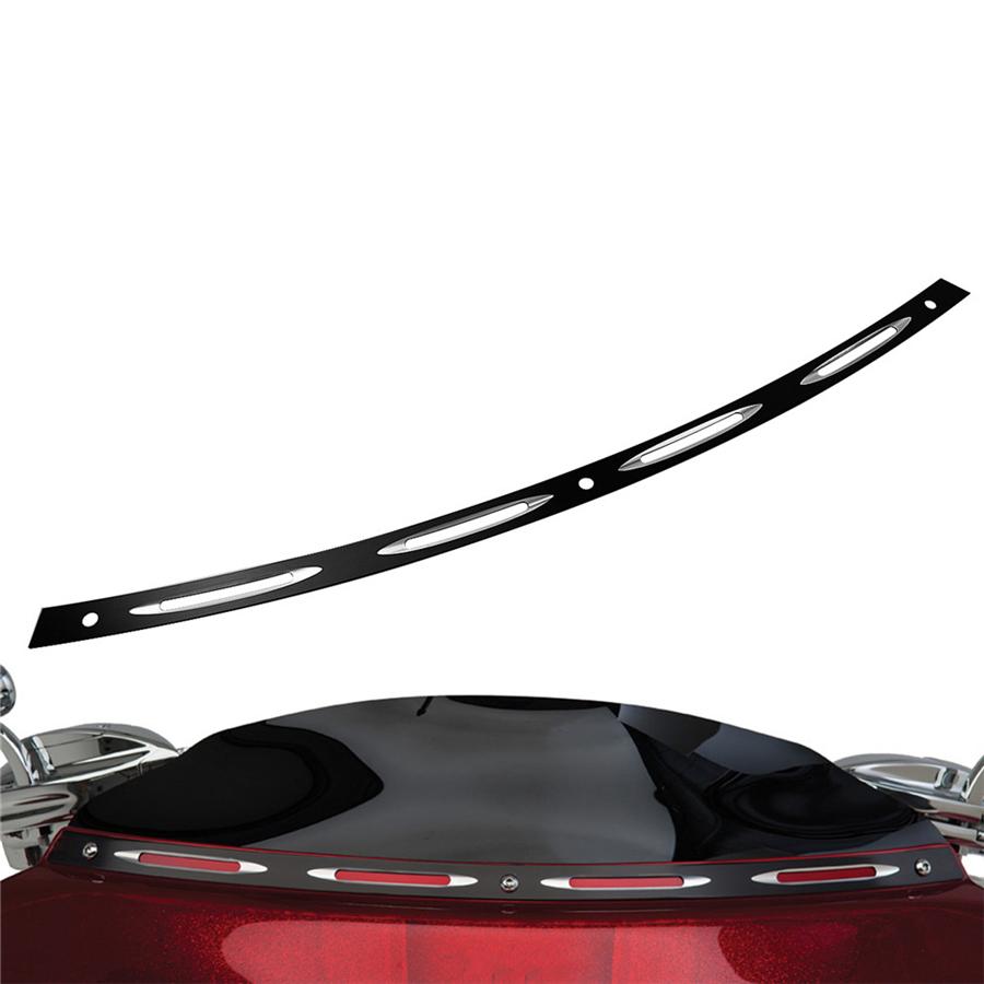 Fairing Windshield Trim Stainless Steel For Touring Electra Ultra Classic 96-13