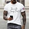 Fashionable Round Neck Short Sleeve Work Clothes Printed Tops For Mens Summer Tops