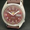 Б/У винтажные мужские часы SEIKO 5 с автоподзаводом из Японии с коричневым циферблатом a434984-2 R122-a434984