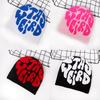 Pattern Letter Fashion Women Casual Warm Knitted Hat For Autumn And Winter