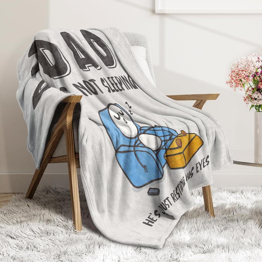 Perfect Gifts to Dad Blankets for Father's day Mother's Day Anniversary Birthday for Mom Son Daughter Grandpa Grandma Aunt Throw