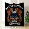 Плед Harley Davidson Орел Плед для спальни Плед для гостиной Диван плед для обеденного перерыва Мягкий уютный плед для друга Фестиваль Подарок