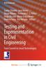 Книга Testing and Experimentation In Civil Engineering : From Current To Smart Technologies