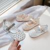 Новые летние ажурные сетчатые сандалии для детей - Корейский стиль, дышащие, с низким вырезом, туфли Мэри Джейн для девочек