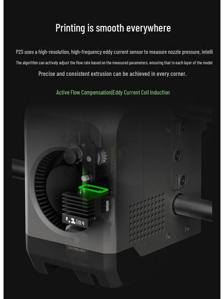 Tuozhu P2S Large FDM Desktop 3D Printer - Multicolor, High Precision, High Speed, AI Monitoring