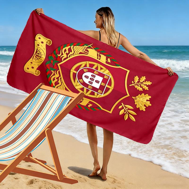 Royal Heraldry Celtic Artistry beach towel beach Beach towel for vacation photos swim seaside quick-drying swim towel Outdoor picnic beach mat beach
