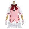 Костюм для косплея Канамэ Мадоки, парик, аниме Puella Magi Madoka Magica, розовое бальное платье, униформа для Хэллоуина, наряд для женщин, для девушки