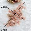 1Pcs Flowers Beaded Lace Patch Applique Embroidery Sewing On Repair For Dress Clothing Costume 37*24CM
