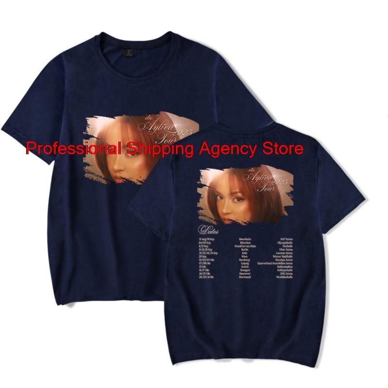 Ayliva Tour TShirts Merch Tee Summer For WomenUnisex Unisex Casual Short Sleeve Clothes Fashion Streetwear