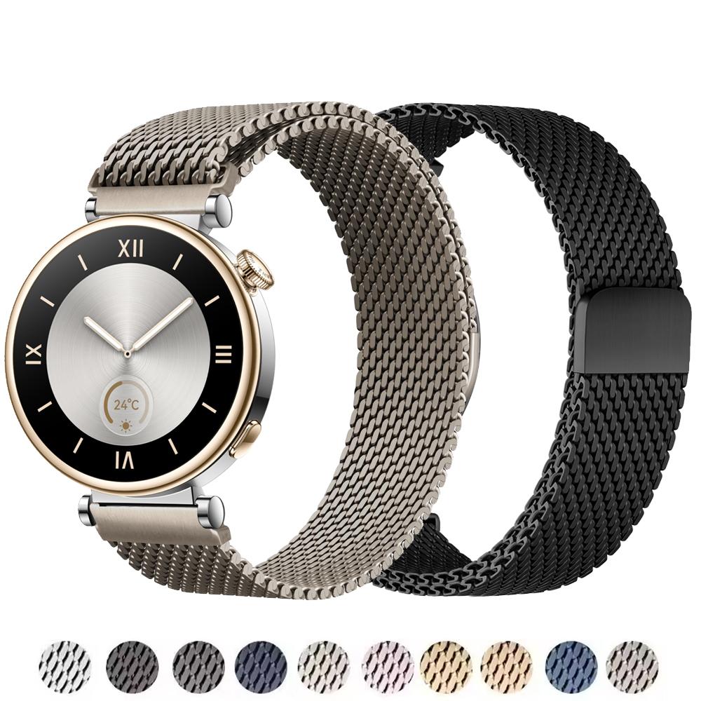 18mm 22mm Thick Milanese Band for HUAWEI Watch GT 4/5/Pro 46mm 42mm 41mm Smartwatch Metal Bracelet for HUAWEI Watch 4 Pro Straps