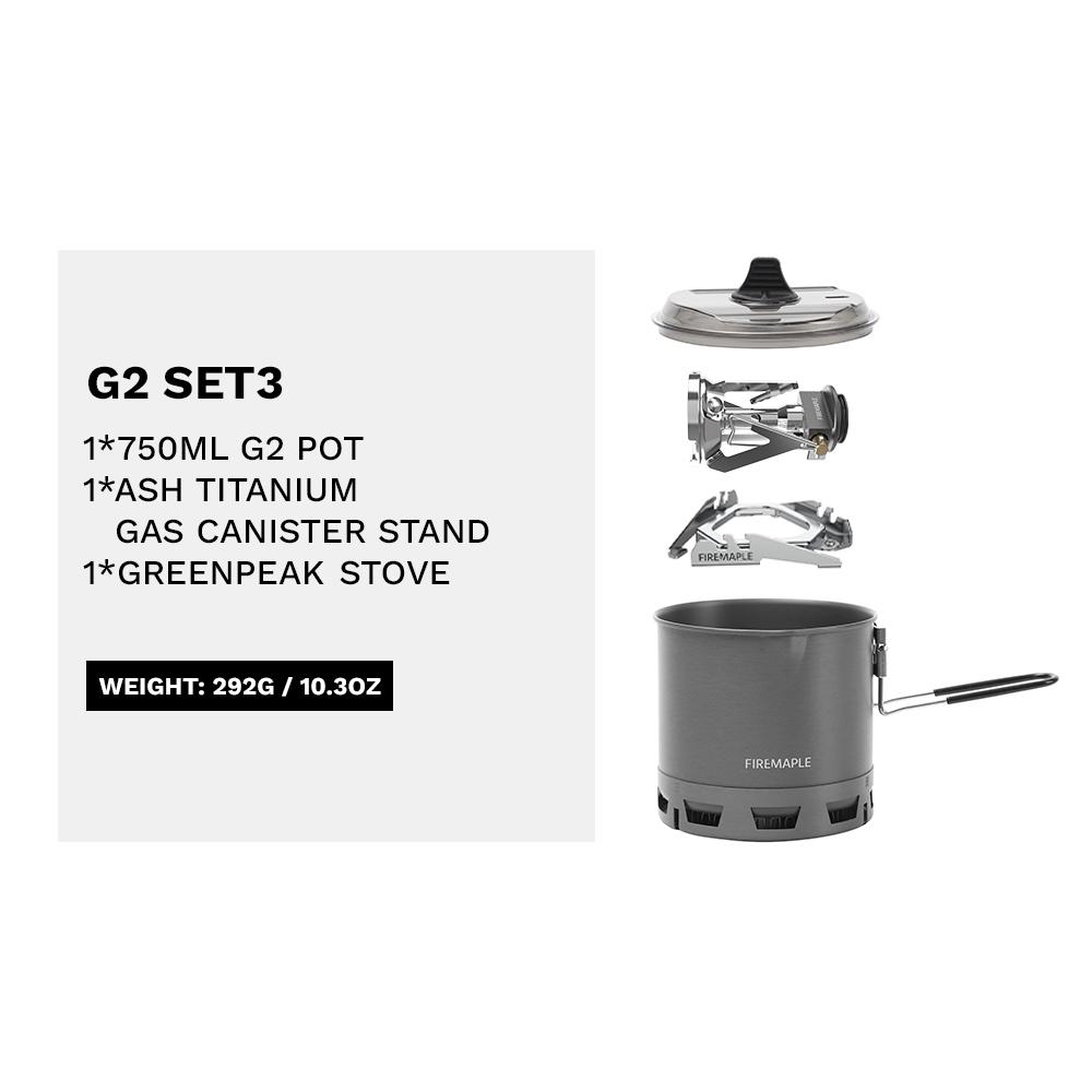 Fire Maple Petrel G2 G3 Ультралегкая система для готовки Легкая уличная газовая горелка Складная вилка Портативная для пеших прогулок Путешествий Кемпинга