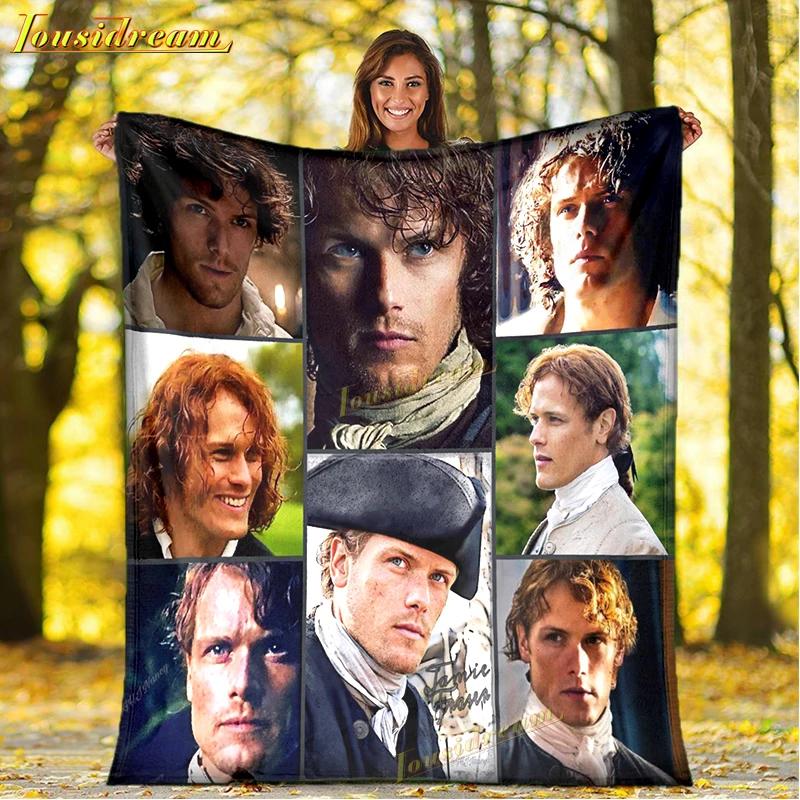 Пледы Outlander Печать Война Любовь Плед для дивана Плед из сериала Аниме Пледы Мягкие Покрывало Плед-бросок Подарок