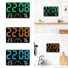 LED Wall Clock Large LED Display Electronic Clock for Adults Home Indoor