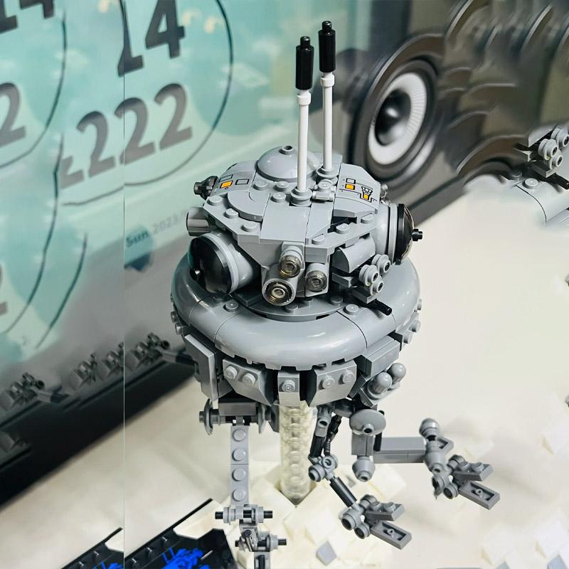 Stock Imperial Probeing Droided Модель Кирпичи Творческая Идея Обнаружение Робот Строительные Блоки Игрушки для Детей Мальчики Подарки