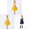 Zootopia Judy Hopps Cosplay Dress For Kids With Polyester Material And Halloween Party Costume