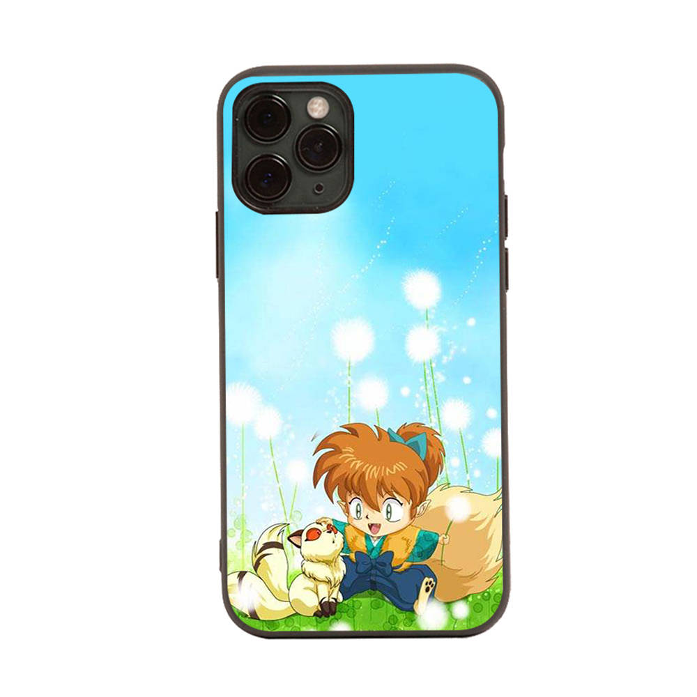 Чехол WD15 InuYasha AnimeBlack Sofe для Xiaomi Poco X6 X4 M5 M6 F5 F6 C65 C55 C50 C51 C40 Pro Redmi 14C A3X 13C 12C 11T 10A 9C Note 7 6 8A Plus