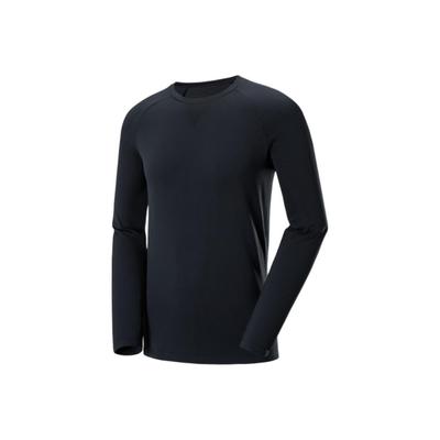 Sense Aero FW25 Бесшовная футболка с круглым вырезом, дышащая, модная, спортивная, для бега, с длинным рукавом, мужские топы C18781