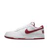 Nike Big Morning Spring Prologue Leather Low top Skateboard Shoes Men's White Red 355152-150(Team861-)