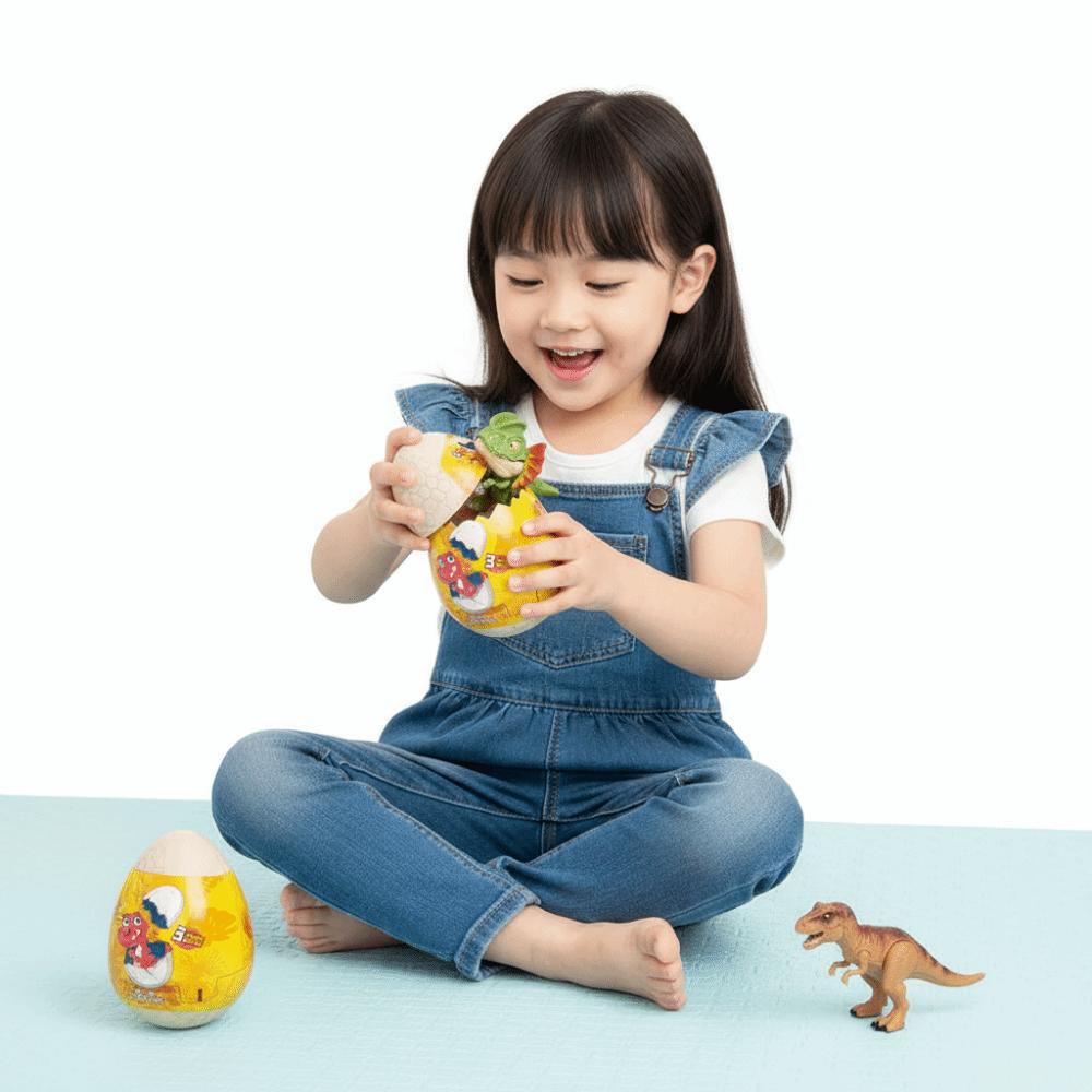 Deformed Design Dinosaur Egg Toy Movable Joints Tyrannosaurus Rex Model Kids Gift