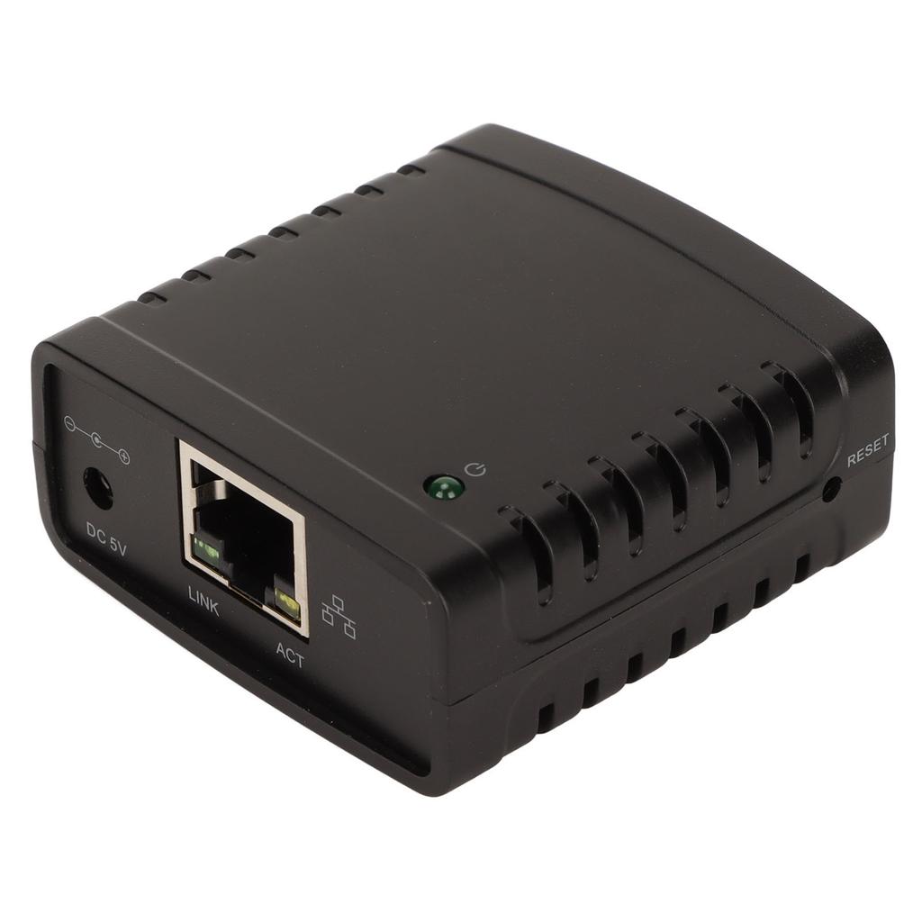 USB-сервер печати TCP IP LPR-сервер 10 Мбит/с 100 Мбит/с Стандартный порт LAN RJ45 USB Беспроводной удлинитель-расшариватель 100–240 В