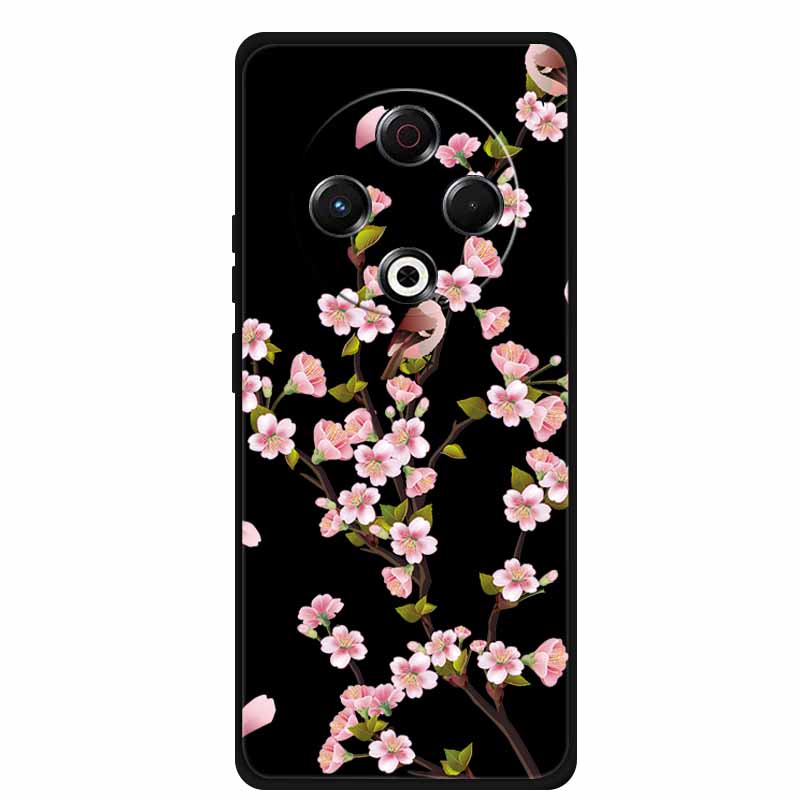 Чехол для Tecno Spark 30 4G Case 6.78" Мультяшный Кот Черный Силикон Мягкая Задняя Крышка Чехол Для Tecno Spark 30 Чехол Spark30 Funda Сумка