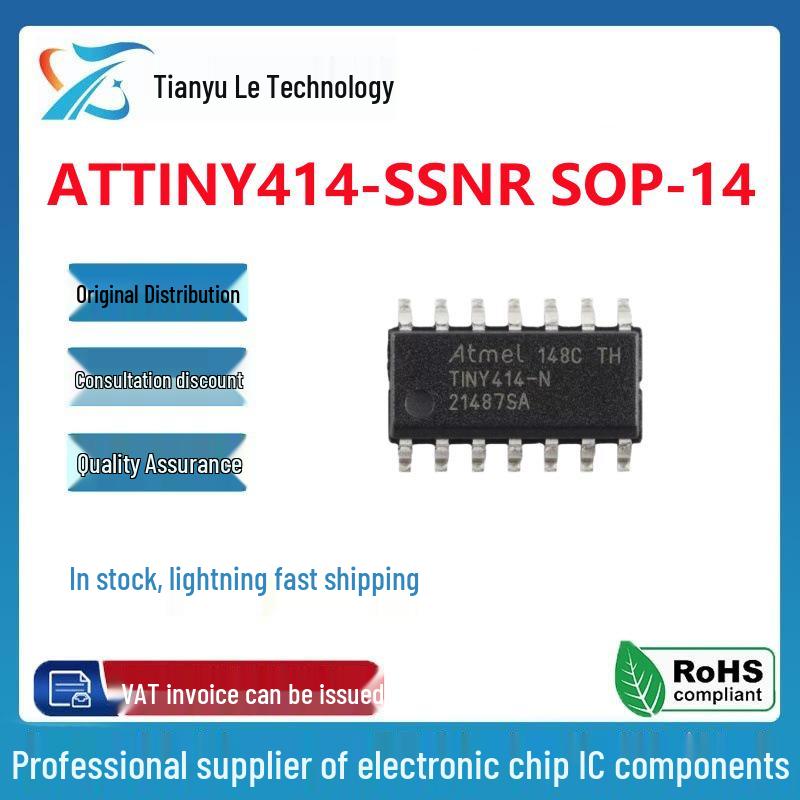 ATTINY414-SSNR SMD SOIC-14 8-bit AVR Microcontroller Chip