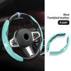 UNYDV1 Leather Car Steering-wheel Cover Anti-slip Steer Wheel Cushion For Volkswagen VW Golf Jetta Passat mk4 mk5 mk6 CC B5 B6 B7 Golf