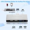 Surface Pro 6 5 4 USB-концентратор HDMI-порт x2 слот для карты Высокоскоростная передача данных Surface Pro Hub Surface Pro Pro Pro 4 Conversion Dog /Pro /Pro 4K@30Hz