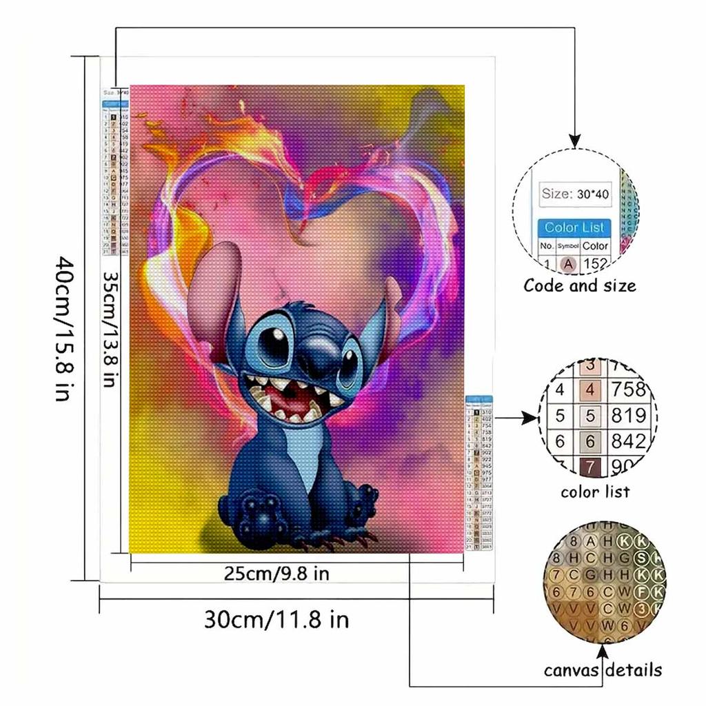 Full Round Diamond Painting Love Stitch Art Rhinestone Picture Mosaic DIY 5D Cross Stitch Embroidery Home Decoration