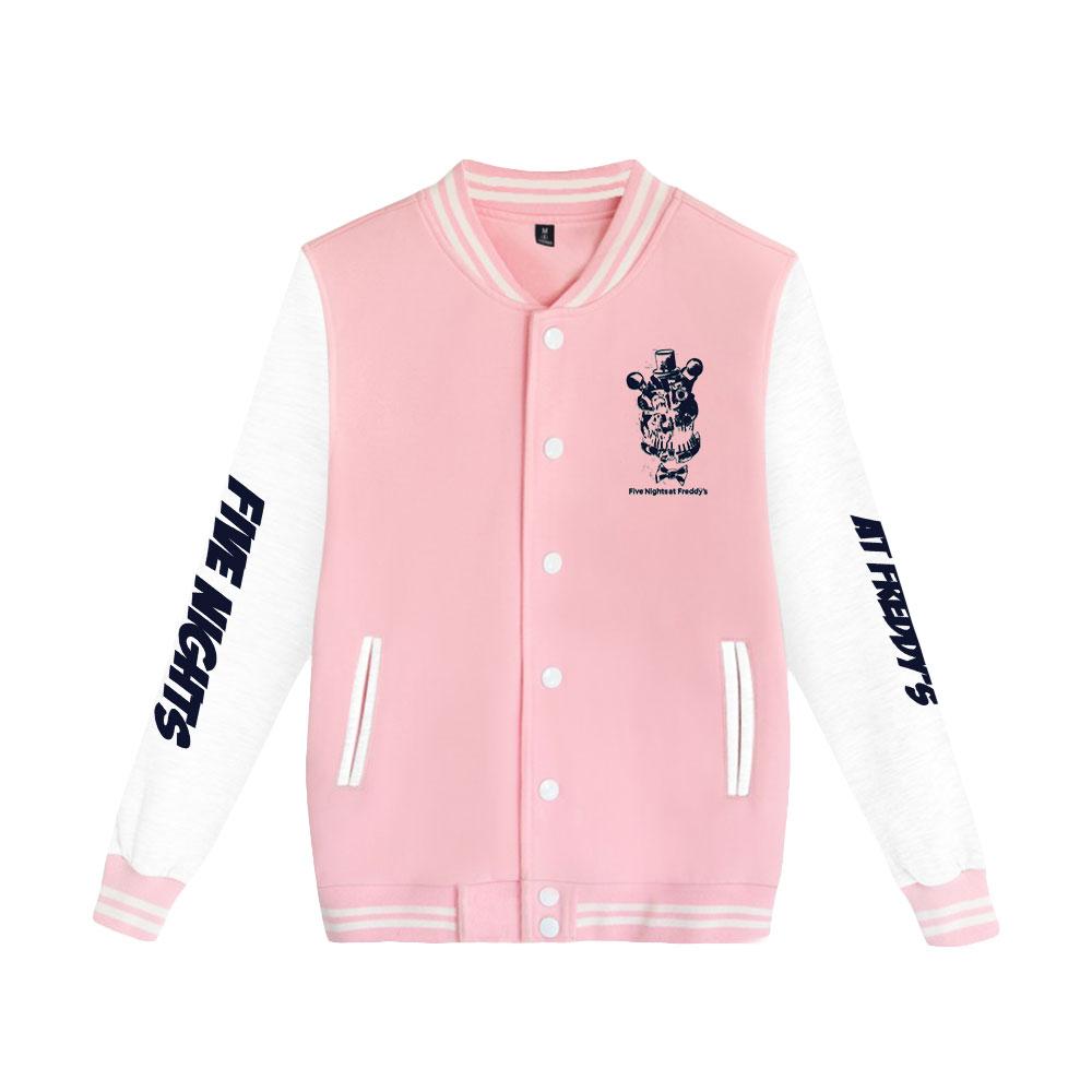 Куртка-бомбер Five Nights At Freddy's для женщин и мужчин, модная бейсбольная куртка в стиле Харадзюку, женская уличная одежда, весенне-осенняя верхняя одежда-бомбер