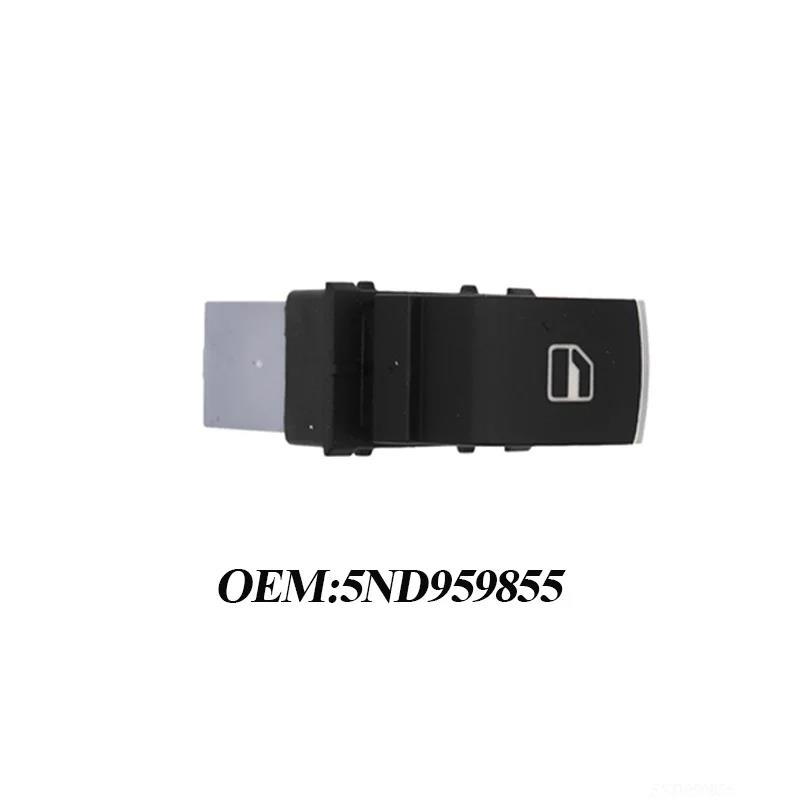 Chrome Window Switch Mirror Button 5K3959857 5ND959565A 5ND959855 for VW Passat B6 Eos Golf 5 6 Plus GTI Mk5 Mk6 Tiguan SCIROCCO