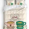 Пододеяльник Frog Love Комплект постельного белья для двуспальной кровати Домашний текстиль Покрывало для одеяла Наволочки Комплект постельного белья для спальни (Нет листа)