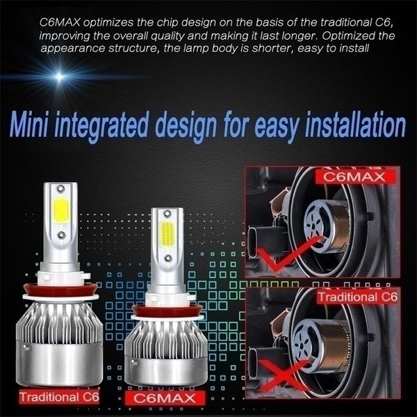 C6 АВТОМОБИЛЬНАЯ СВЕТОДИОДНАЯ ЛАМПА H7 LED H4 H8 H9 H11 АВТОМОБИЛЬНЫЙ LED H1 H3 880 HB3 9005 HB4 9006 9007 9004 H13 Автомобильные светодиодные фары 6000K