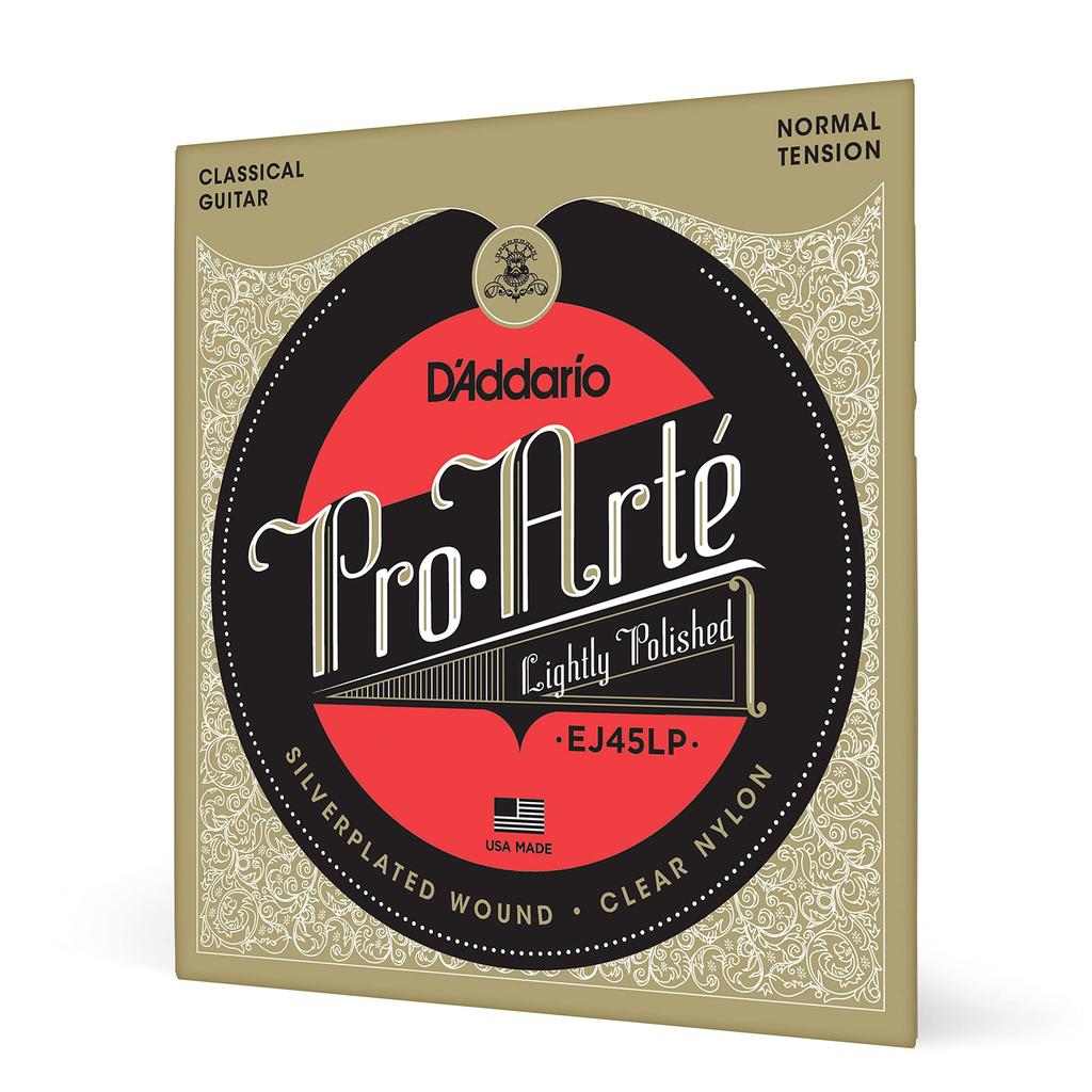 ProArte Classical Guitar Lightly Polished EJ45LP D'Addario Strings, Silver, Normal,