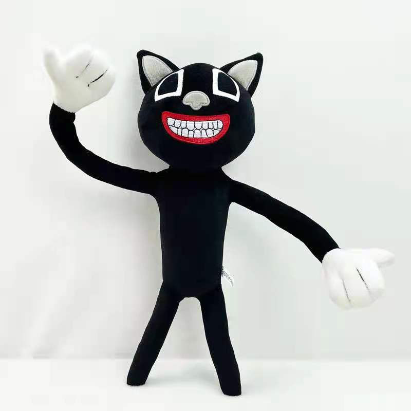 Siren Head Plush Toy Black Cartoon Cat Stuffed Doll Horror Character Figure Kids Birthday Gift