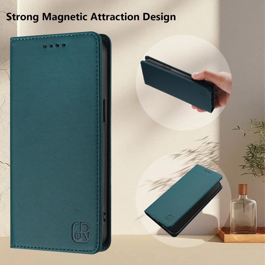 Для Huawei P20,P30,P40,P50,P60,P Smart 2019,Honor 9 Lite,X6,X8,X5b,X9b,X50,X60,... Премиальный чехол-кошелек из искусственной кожи, ударопрочный и с блокировкой RFID