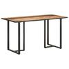 Dining Table 140 cm Rough Mango Wood